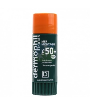 Dermophil Indien Soin Lèvres Mer Montagne SPF 50+