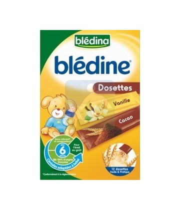 Blédine Céréales Saveur Vanille Cacao x 12