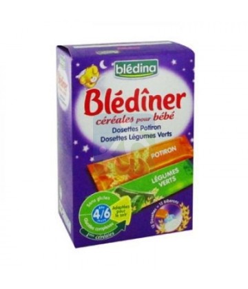 Blédîner Céréales Saveur Potirons et Légumes verts x 12 
