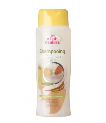 Les Achats Malins Shampooing Cheveux secs Olive & Amande 210 ml