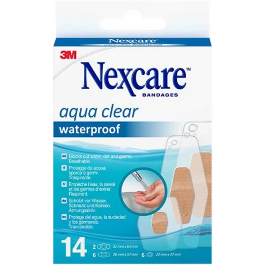 3M Nexcare Aqua 360° Pansements Assortis x 14