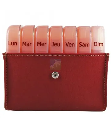 Pilbox Maxi Hebdomadaire Rouge