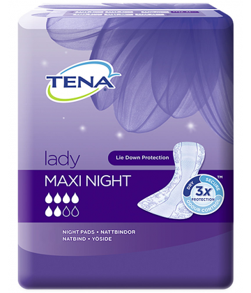 TENA Discreet Maxi Night x 12