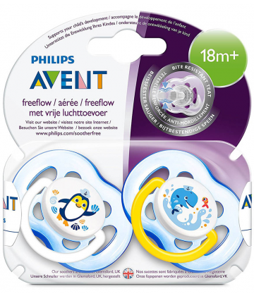 Philips Avent Sucette Aérées +18 mois Garçon x 2