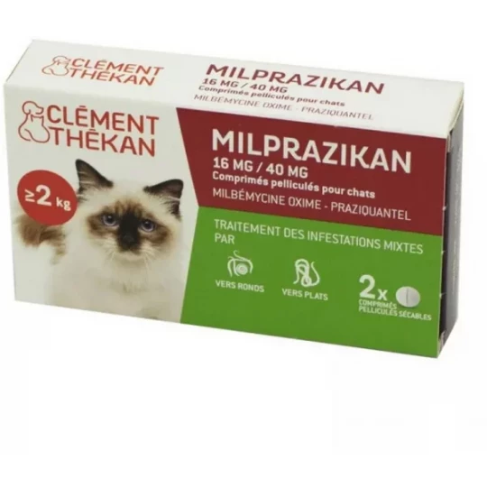 Clément Thékan Milprazikan Chat x 2