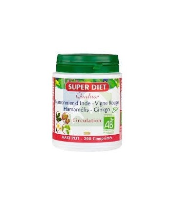 Super Diet Quatuor Bio Circulation Comprimés x 200