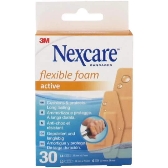 3M Nexcare Active 360° Pansements x 30