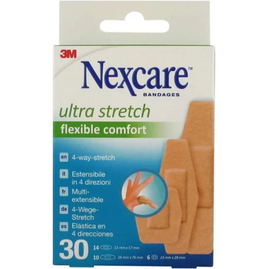 3M  Nexcare Comfort 360° Pansements x 30  