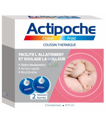Actipoche Coussin Thermique Allaitement x 2