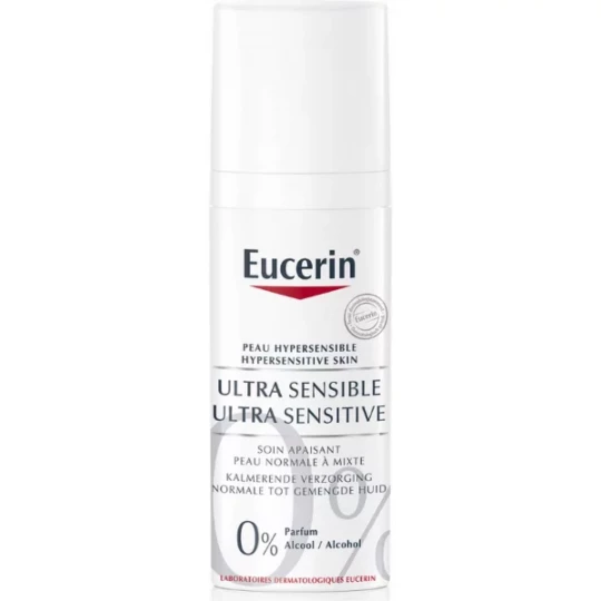 Eucerin Ultra Sensible Soin Apaisant Peau Normale à Mixte 50 ml