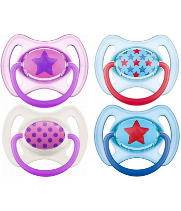 MAM Sucette Anneau 18+ mois Silicone n°45 x 2