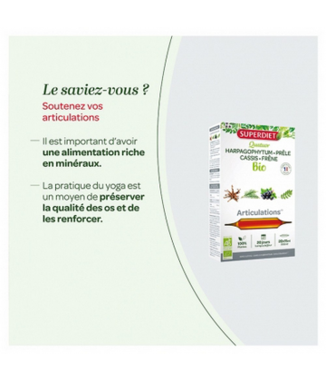 Superdiet Quatuor Bio Harpagophytum Articulations x 20