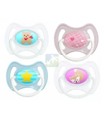 MAM Sucette Anneau 0-6 mois Silicone n°7 x 2