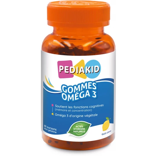 Pediakid Gommes Omega 3 x 60