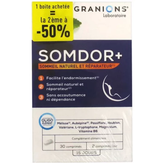 Granions Somdor+ Comprimés 2 x 30