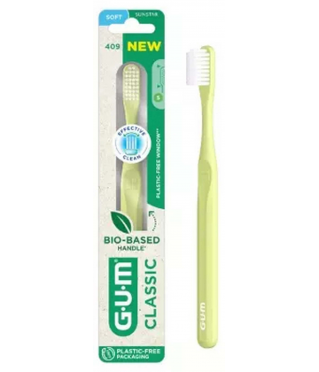 GUM Brosse à Dents Classic 411 Souple