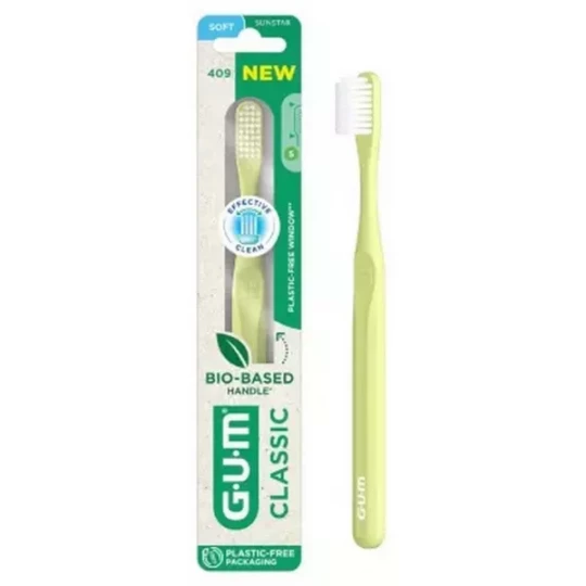 GUM Brosse à Dents Classic 411 Souple