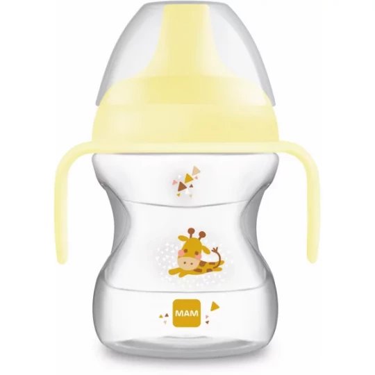 MAM Tasse d'Apprentissage 190 ml 2ème Âge Décorée Bec Souple avec anse - image 3