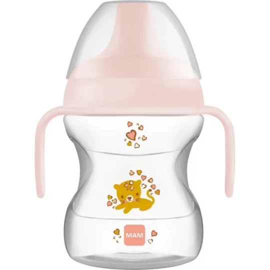 MAM Tasse d'Apprentissage 190 ml 2ème Âge Décorée Bec Souple avec anse - image 5