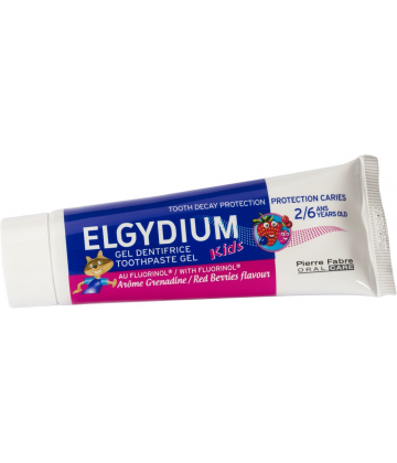 Elgydium Dentifrice Kids Gel Grenadine 50 ml