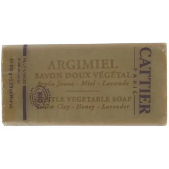 Cattier Savon Doux Végétal Argimiel 150 g