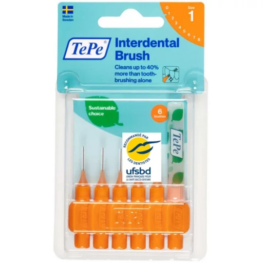 TePe Brossettes Interdentaires 0,45 mm x 6