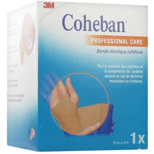 3M Coheban Chair Bande de Contention Adhésive 3 m x 7 cm    
