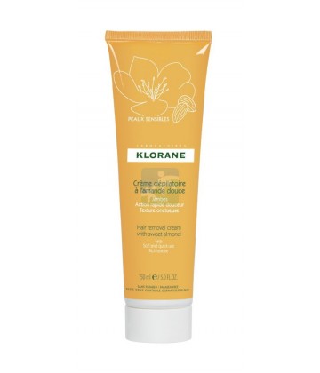 Klorane Crème Dépilatoire à l'Amande Douce 150 ml