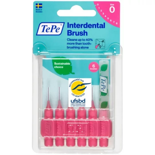TePe Brossettes Interdentaires 0,4 mm x 6