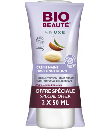 Bio-Beauté by Nuxe Crème Mains Haute Nutrition 2 x 50 ml