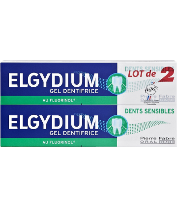 Elgydium Dentifrice Dents Sensibles 2 x 75 ml
