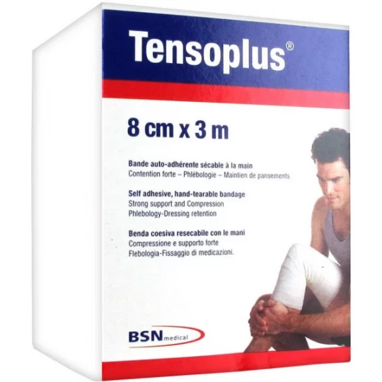 BSN Tensoplus Bande Auto-Adhérente 8 cm x 3 m