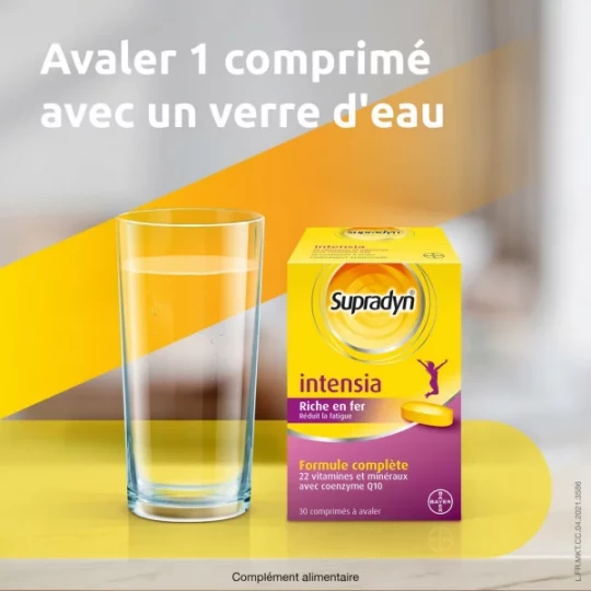 Supradyn Intensia à avaler Vitamines, Minéraux et Fer Comprimés x 30 - image 5