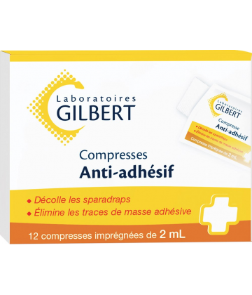 Gilbert Anti-Adhésif Compresses x 12