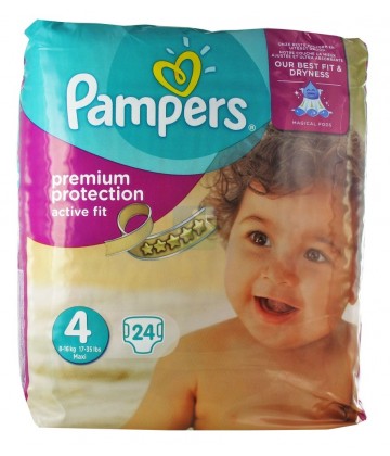 Pampers Active Fit Taille 4 x 24