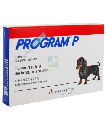 Program P Anti-Puces Chiens (2,5 à 7 kg) x 6