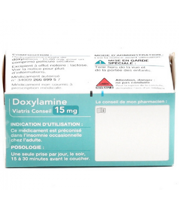 Doxylamine Mylan Viatris 15 mg Comprimés x 10 - image 3