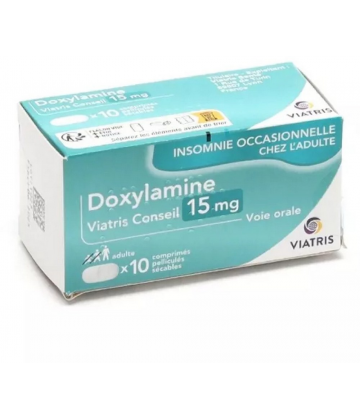 Doxylamine Mylan Viatris 15 mg Comprimés x 10