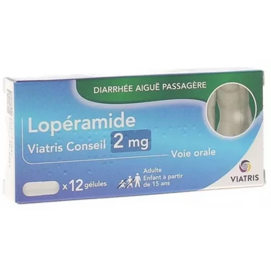Lopéramide Mylan Viatris 2 mg Gélules x 12