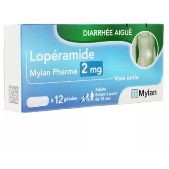 Lopéramide Mylan Viatris 2 mg Gélules x 12 - image 2