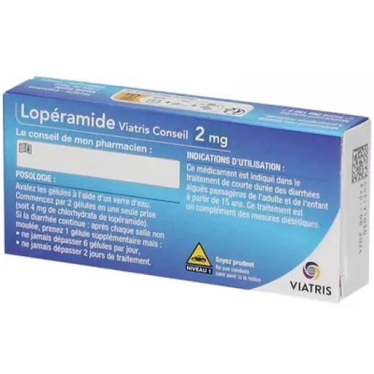 Lopéramide Viatris 2 mg Gélules x 12 - image 2