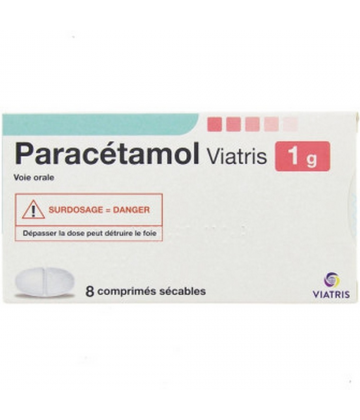 Paracétamol Mylan Viatris 1 g Comprimés x 8