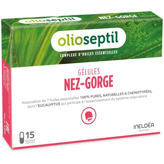 Olioseptil Nez-Gorge Gélules Végétales x 15