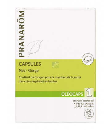 Pranarôm Oléocaps 1 Nez Gorge x 30