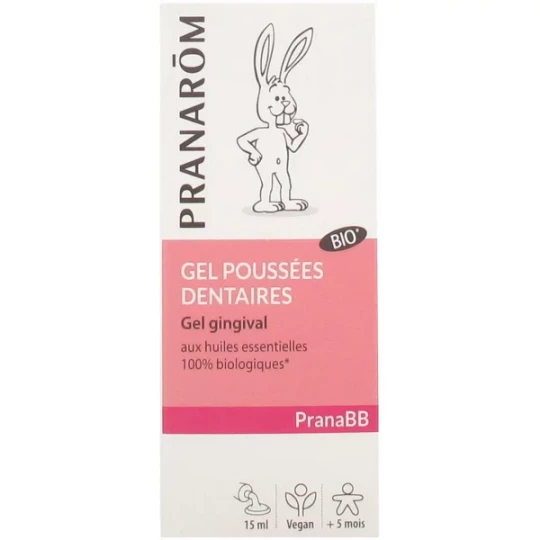 Pranarôm PranaBB Gel Poussées Dentaires Bio 15 ml