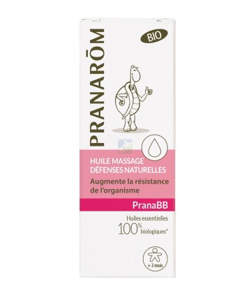 Pranarôm PranaBB Huile de Massage Immunité Bio 15 ml