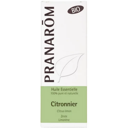 Pranarôm Huile Essentielle Citronnier Bio 10 ml