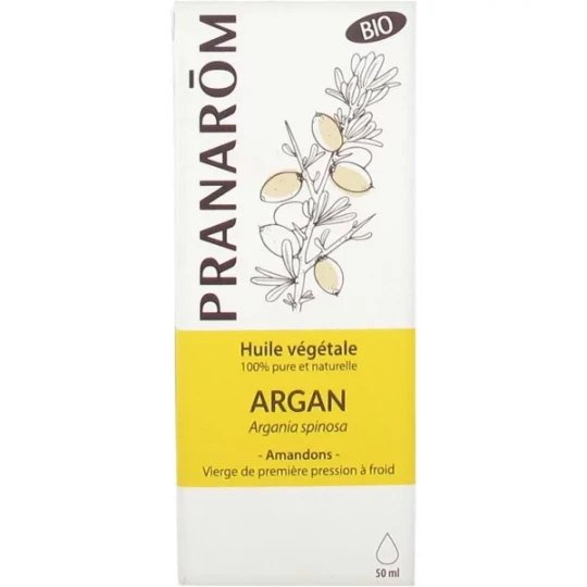 Pranarôm Huile Végétale Argan Bio 50 ml