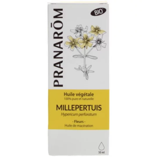 Pranarôm Huile Végétale Millepertuis Bio 50 ml