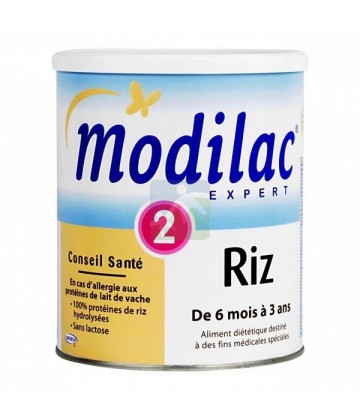 Modilac Expert Riz Lait 2ème âge 800 g